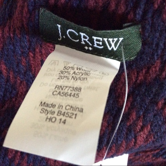 J CREW WOOL BLEND INFINITY SCARF NWT - Picture 6 of 9